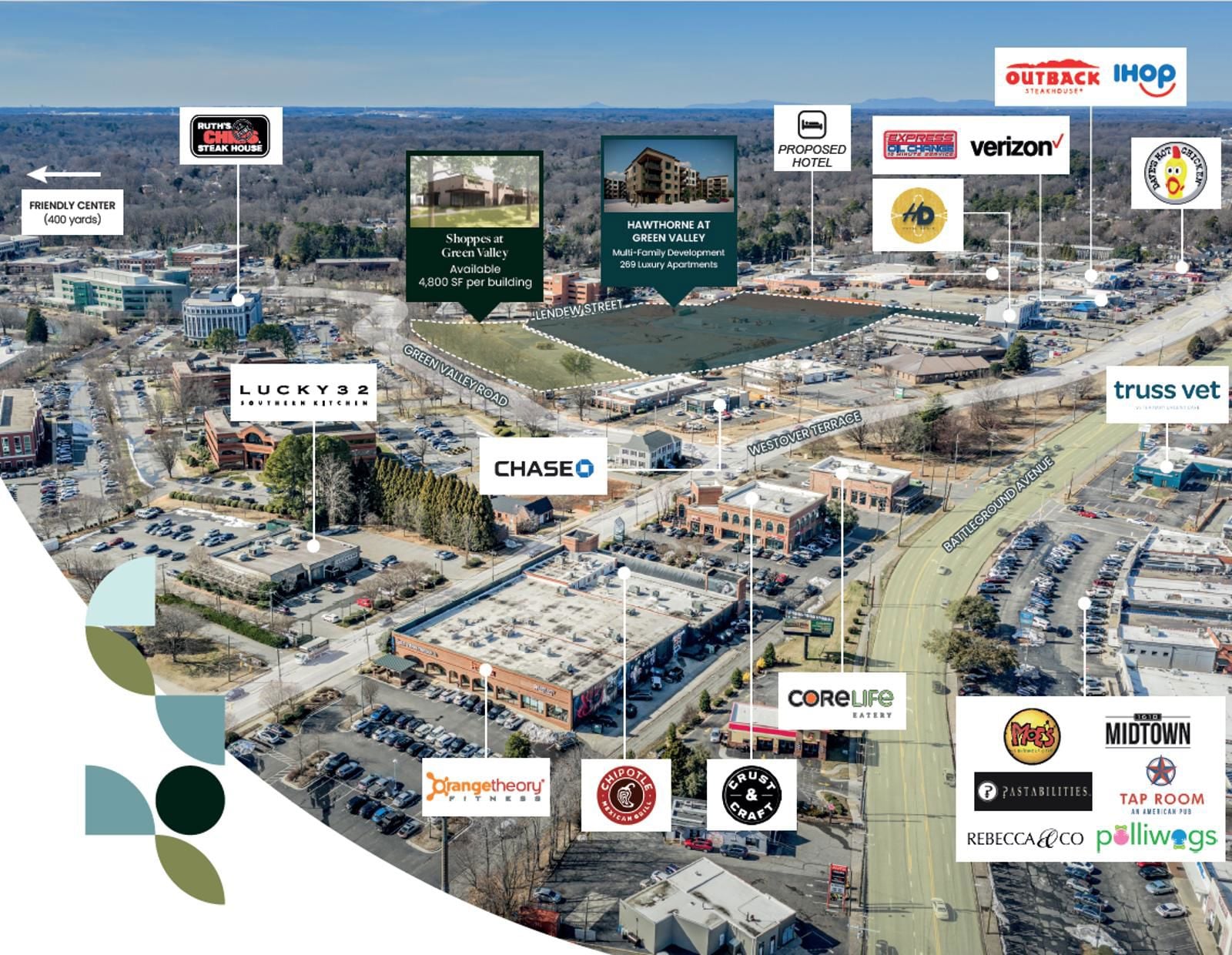 Property Aerial 2 - Proposed Hotel