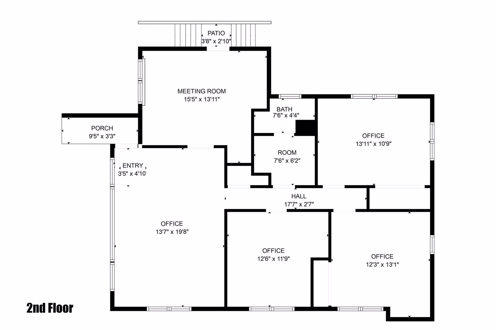 upper floor plan