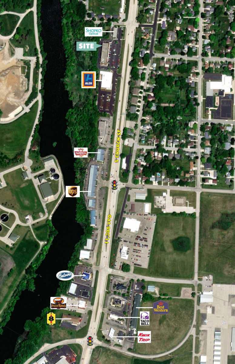 Mid Flight Aerial_Watertown Retail Center