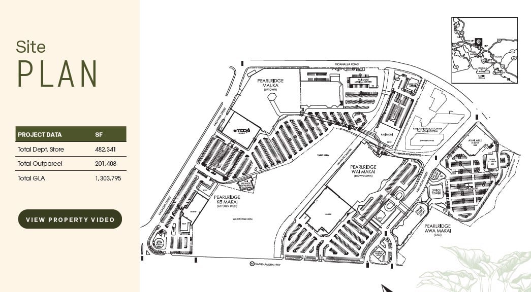 Pearlridge Center - Site Plan