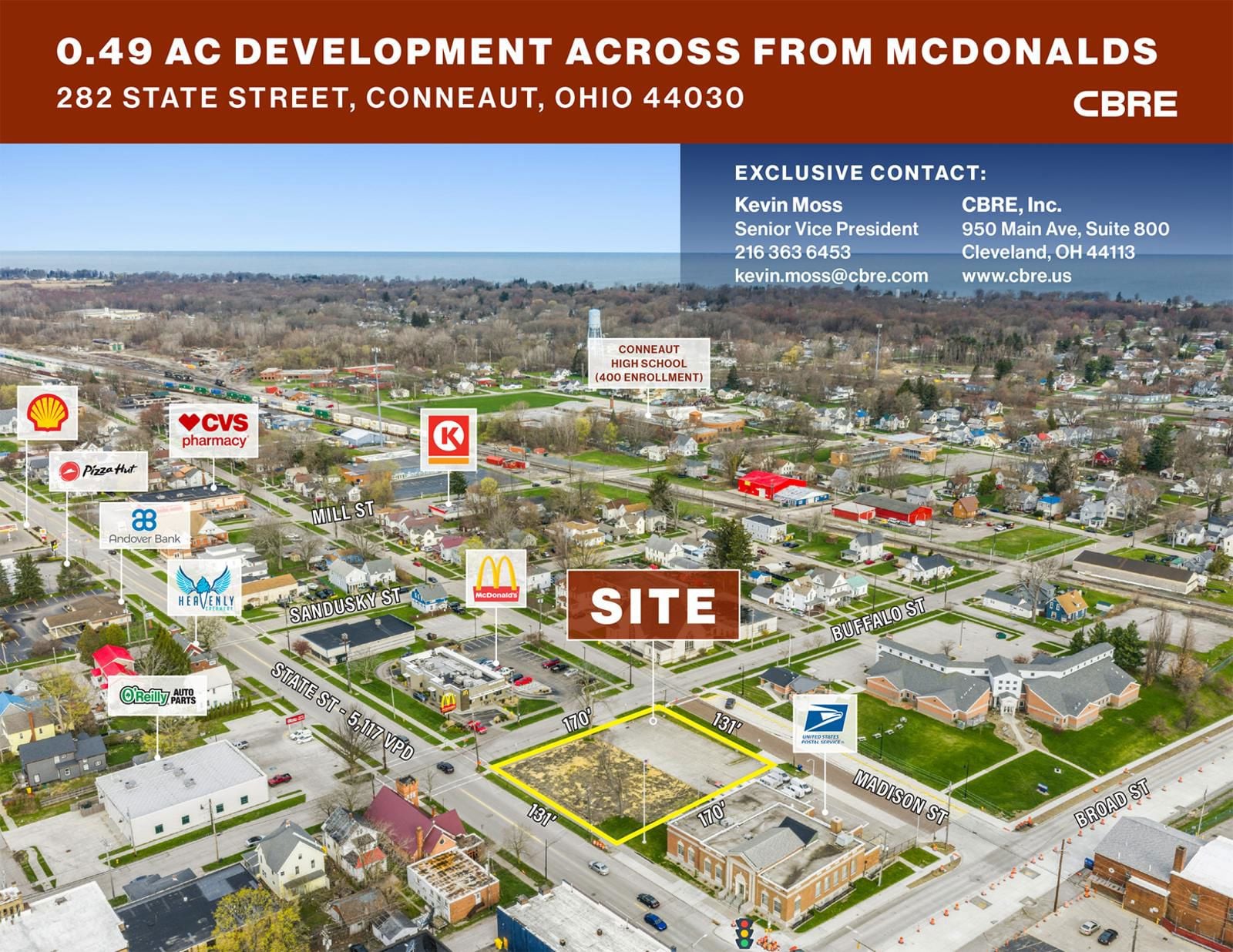 0.49 AC Development across from McDonalds 282 State Street - Image 1