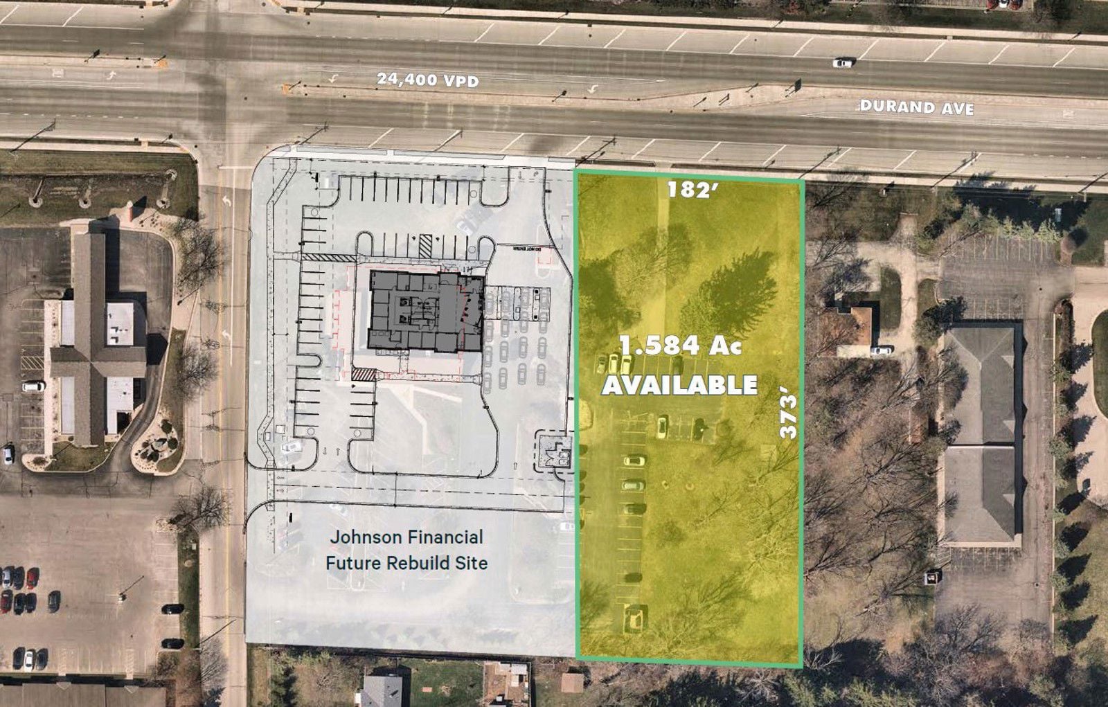 Aerial_5817 Durand Ave, Mount Pleasant