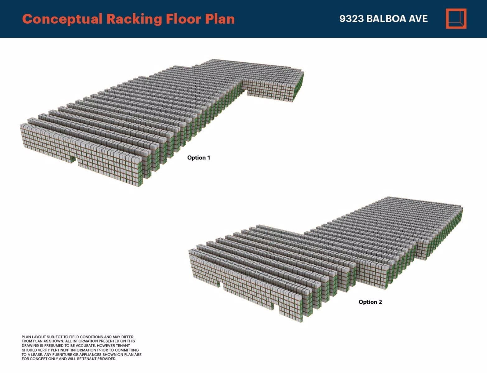 Conceptual Racking Plan
