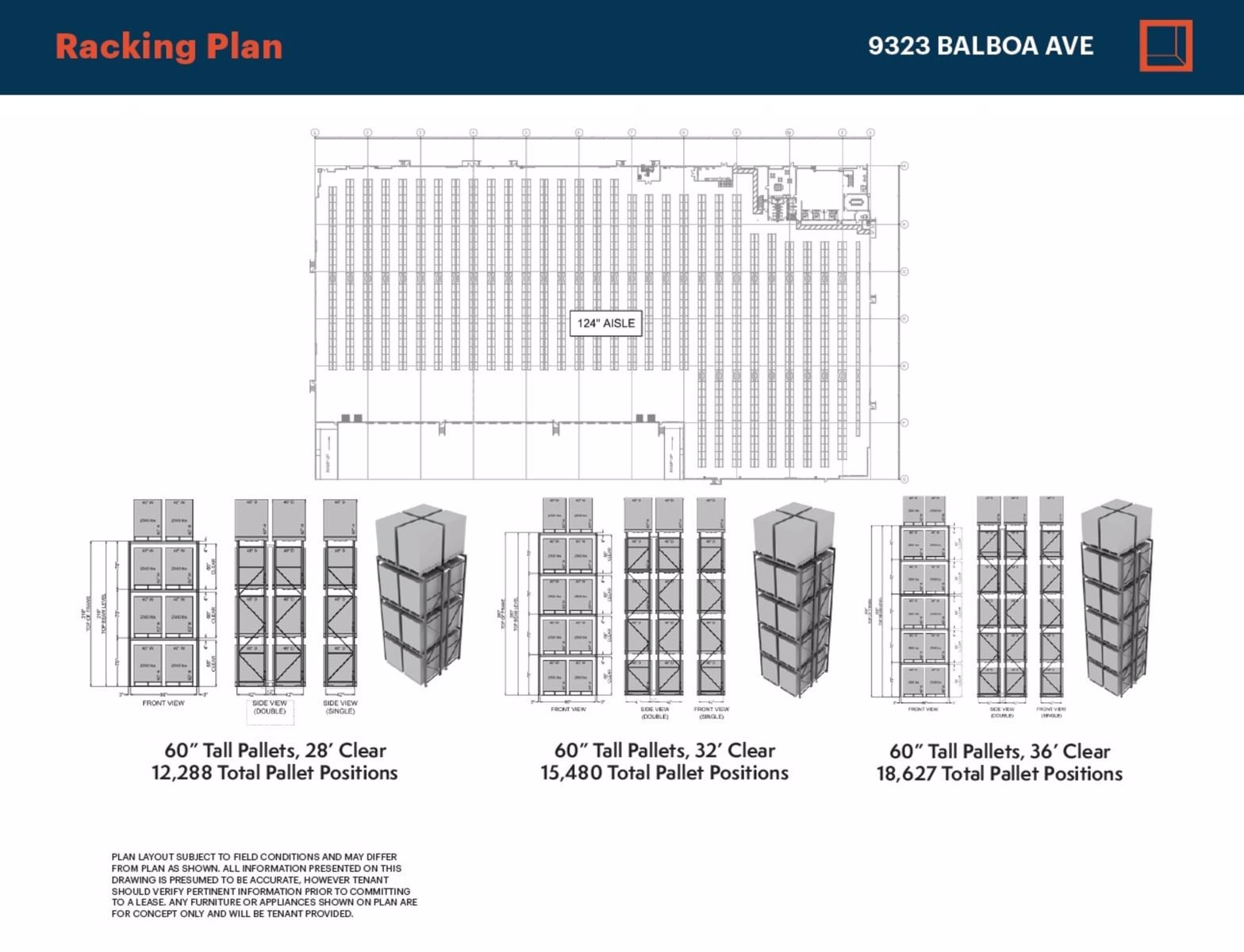 Racking Plan