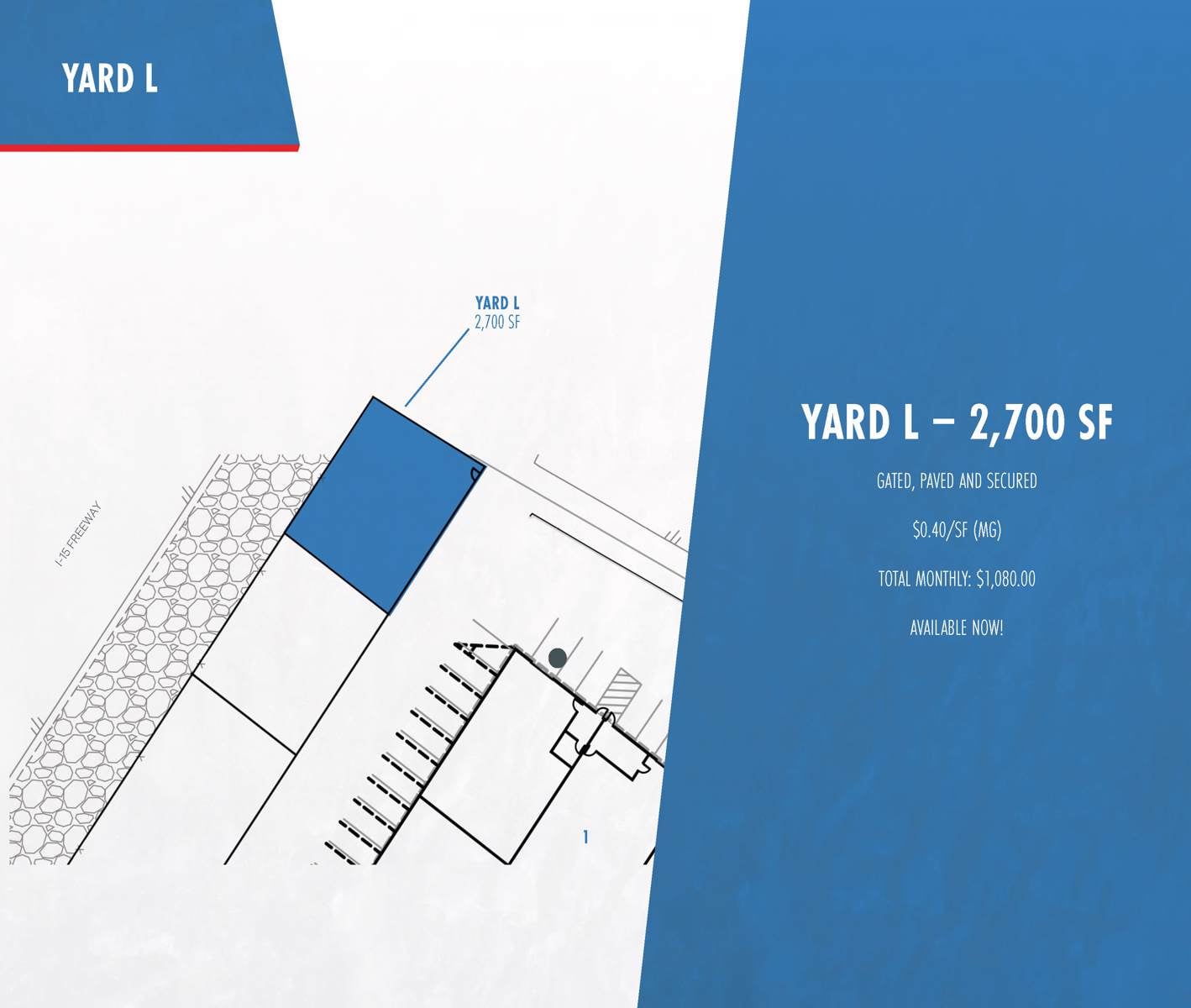 Yard L floorplan