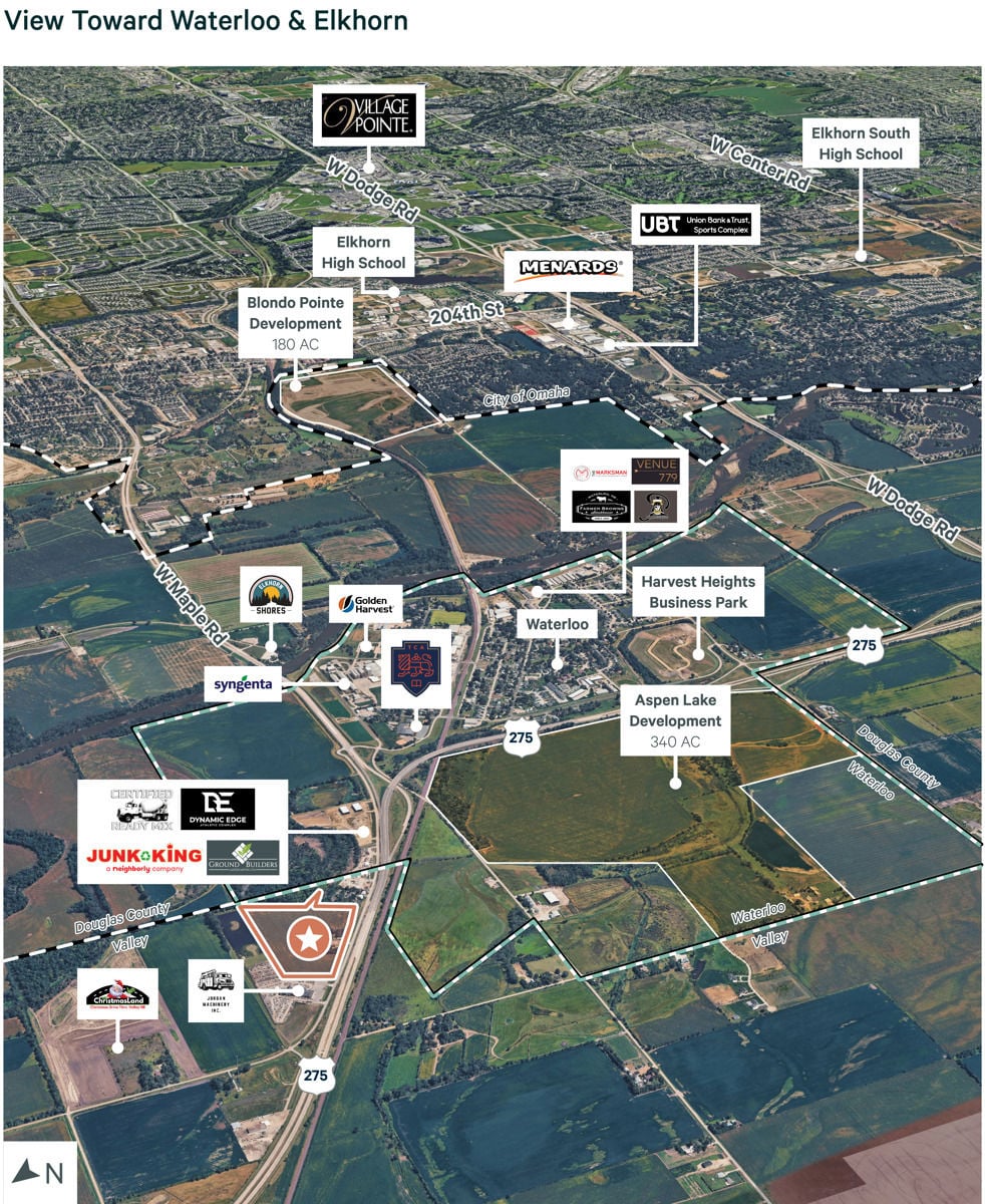 S Hwy 275 Frontage / Visibility | Commercial/Flex Land 25010 Old US Highway 275 - Image 4