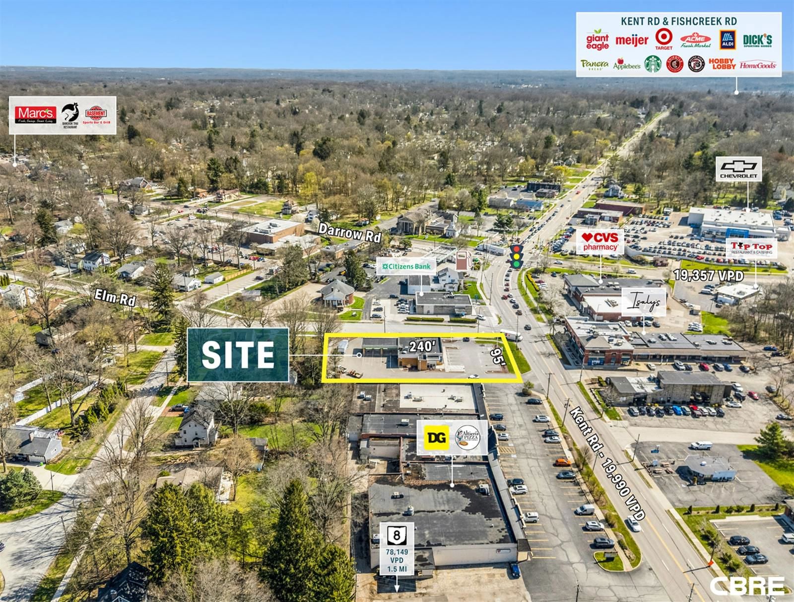 2,840 SF Freestanding Former Bank on 0.67 AC 3311 Kent Road - Image 3