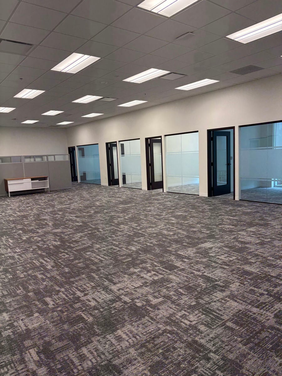 open work area