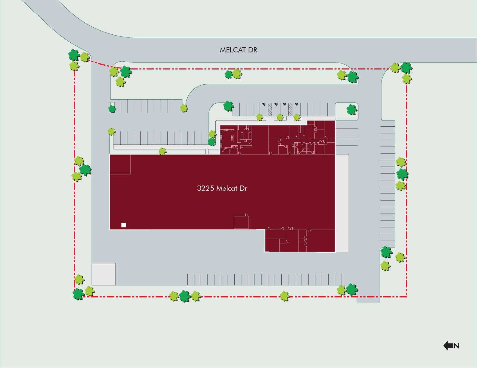 3225 Melcat Dr_Site Plan