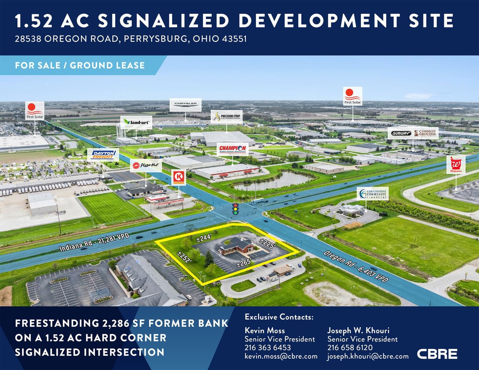 1.52 AC Signalized Development Site 28538 Oregon Road - Image 1