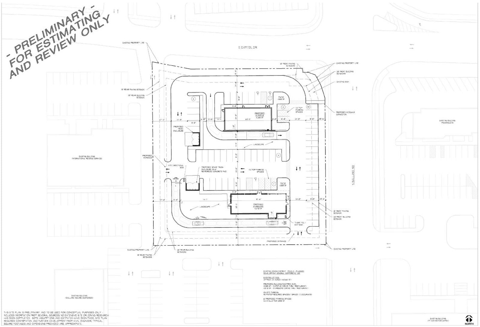 Conceptual Site Plan_3321 N Ballard Rd, Appleton