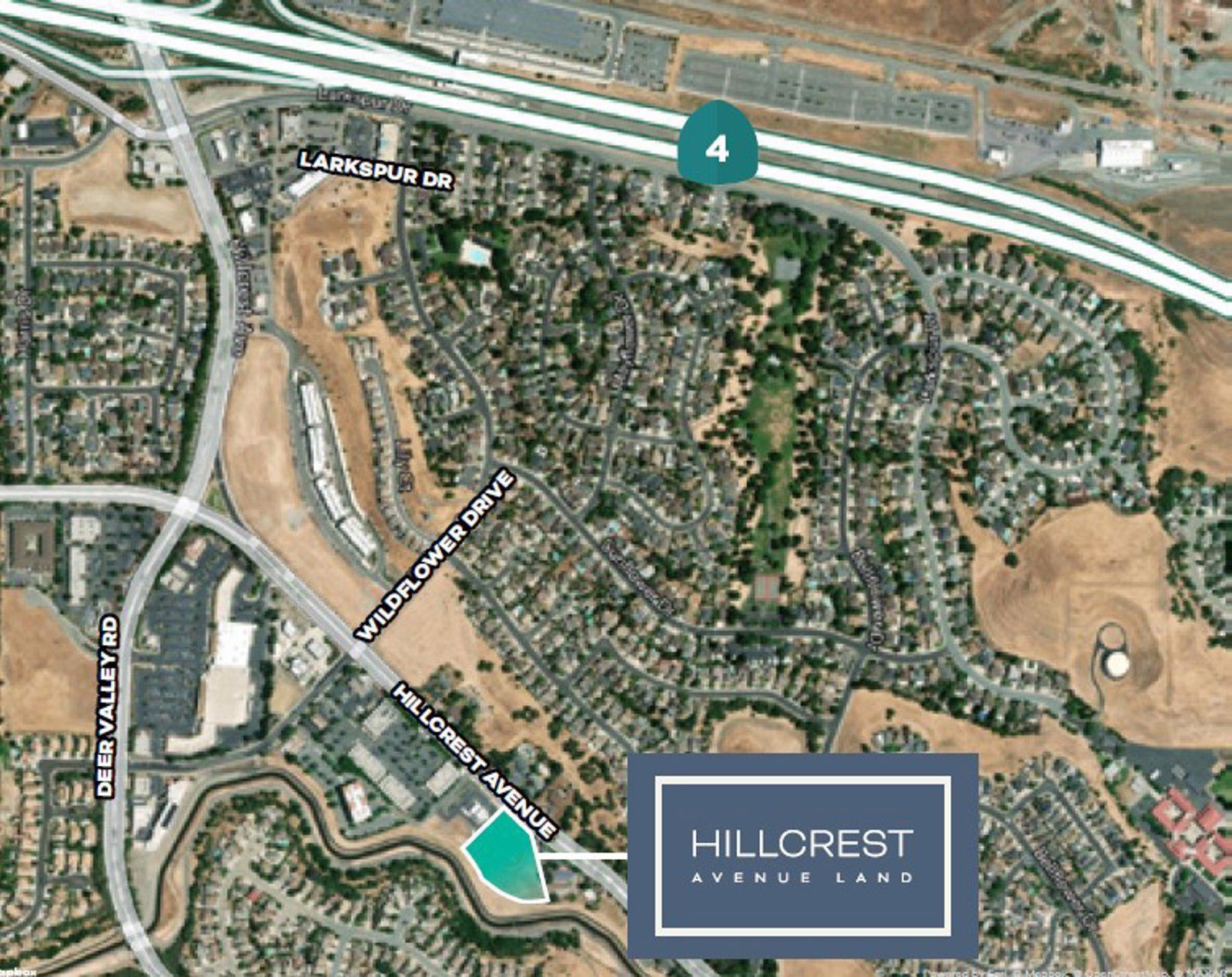 Hillcrest Ave Land - Aerial