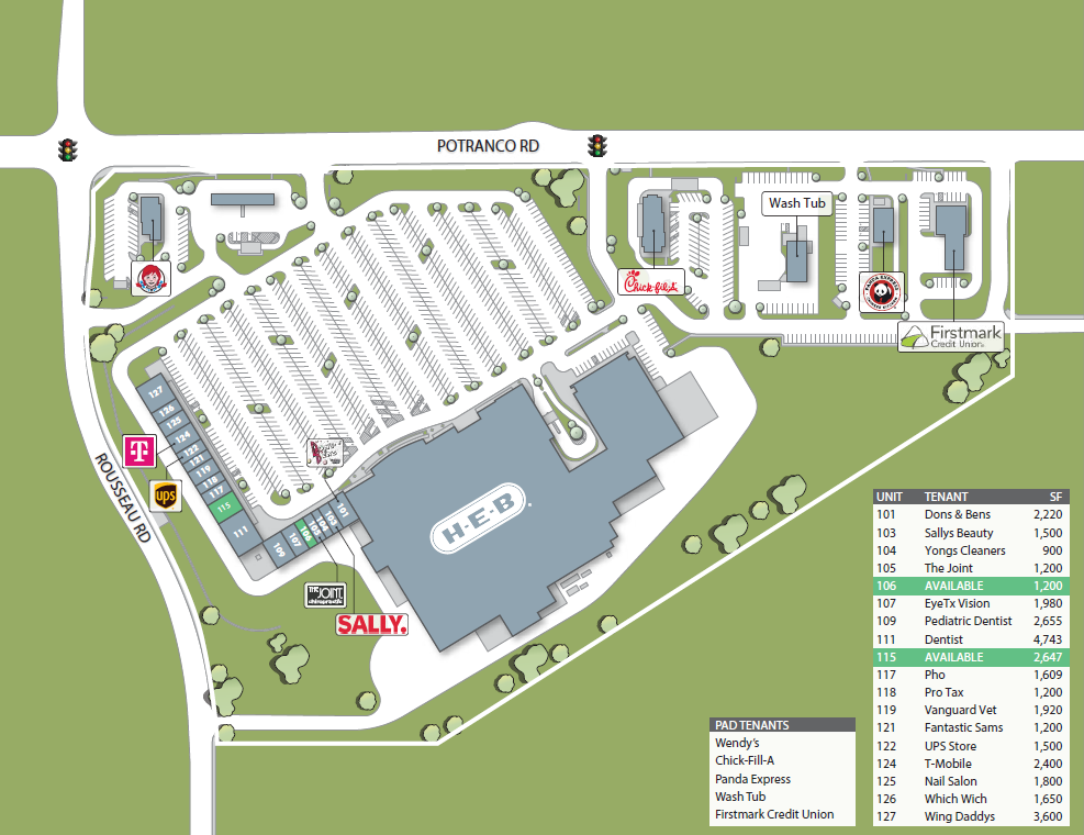 HEB Potranco Site Plan