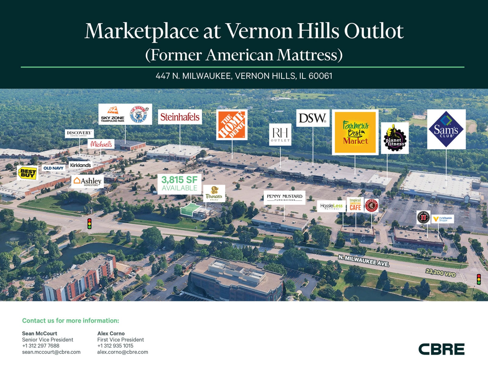 Marketplace at Vernon Hills Outlot, Former American Mattress_20260504