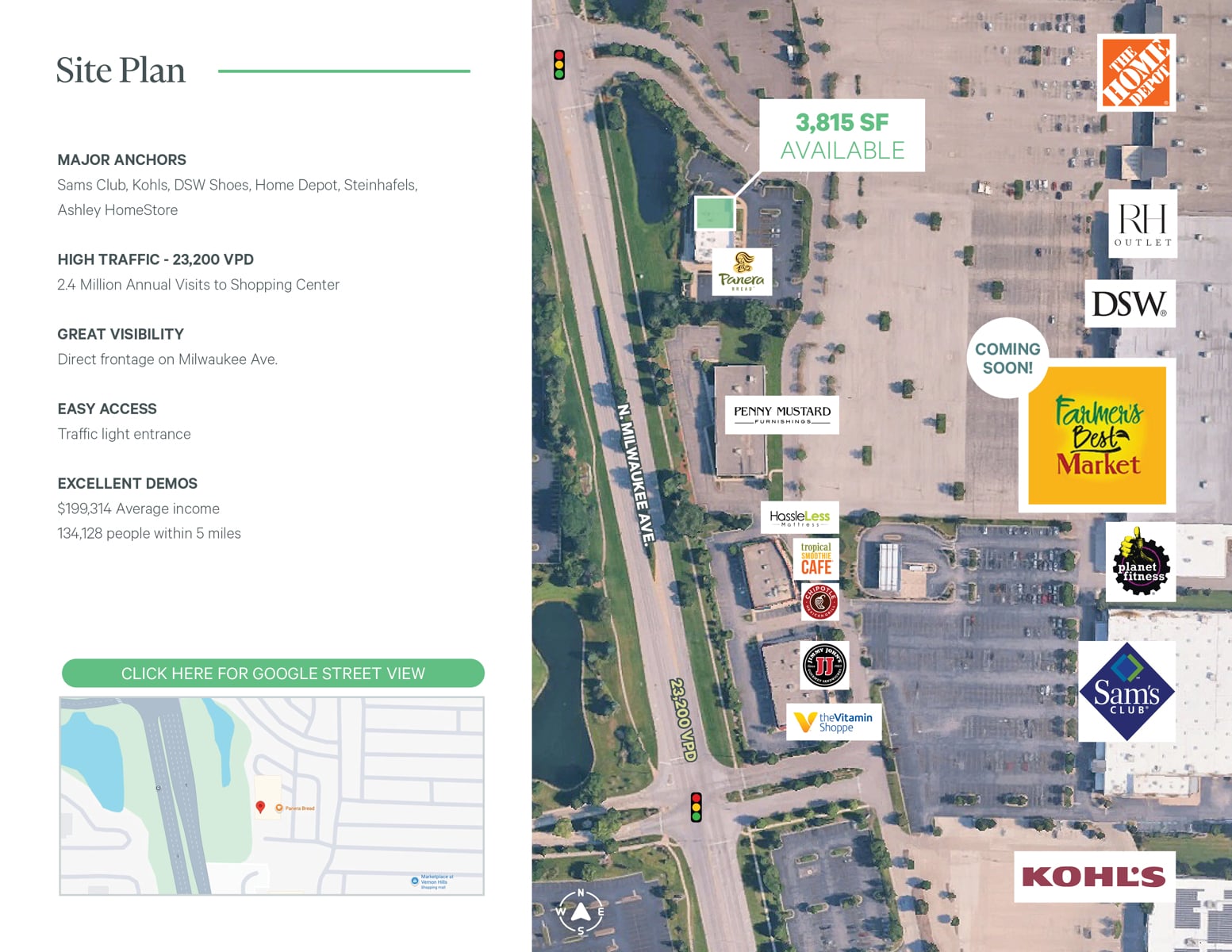 Marketplace at Vernon Hills Outlot, Former American Mattress_202605044