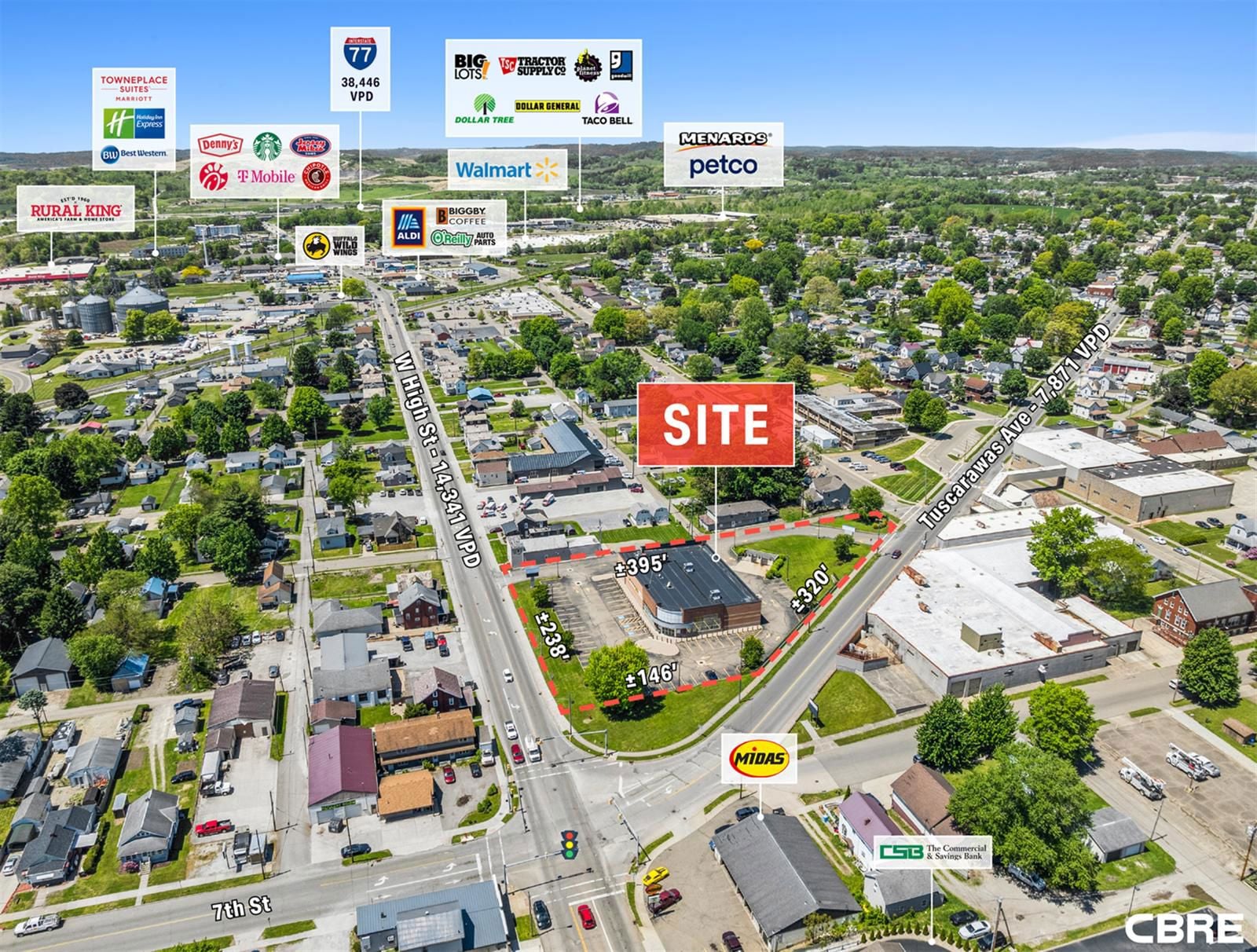 11,126 SF Former Rite Aid on 1.66 Signalized Acres 705 West High Avenue - Image 3