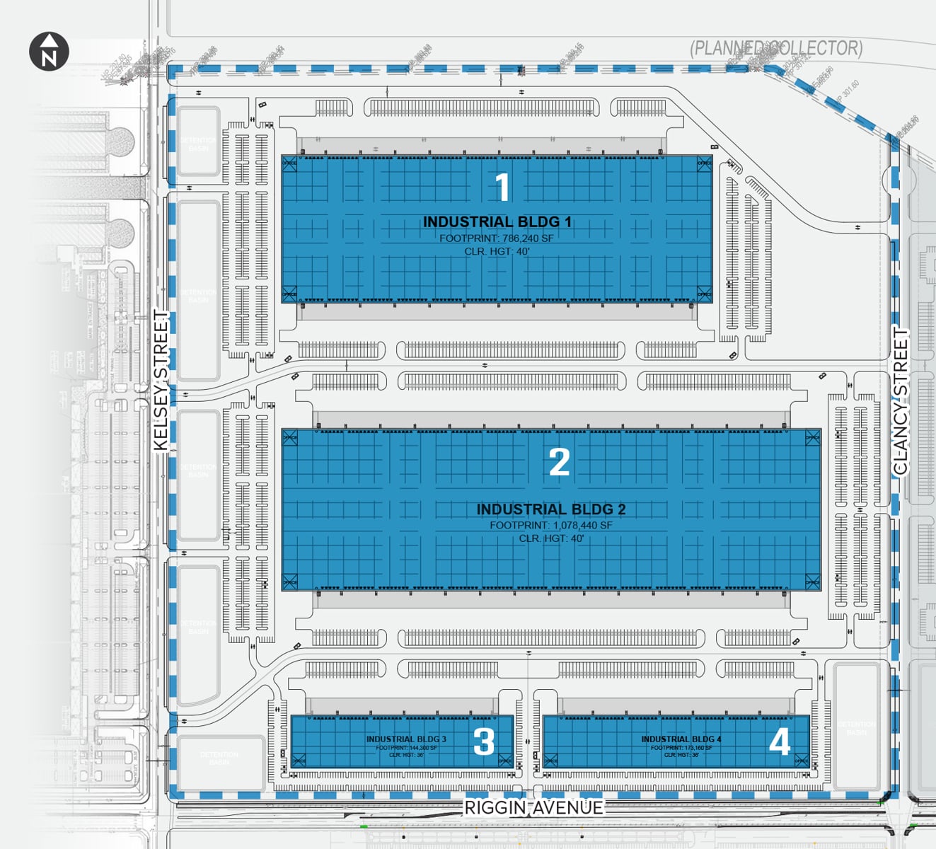 Ritchie Industrial Park Bldgs 1-4 Site Plans