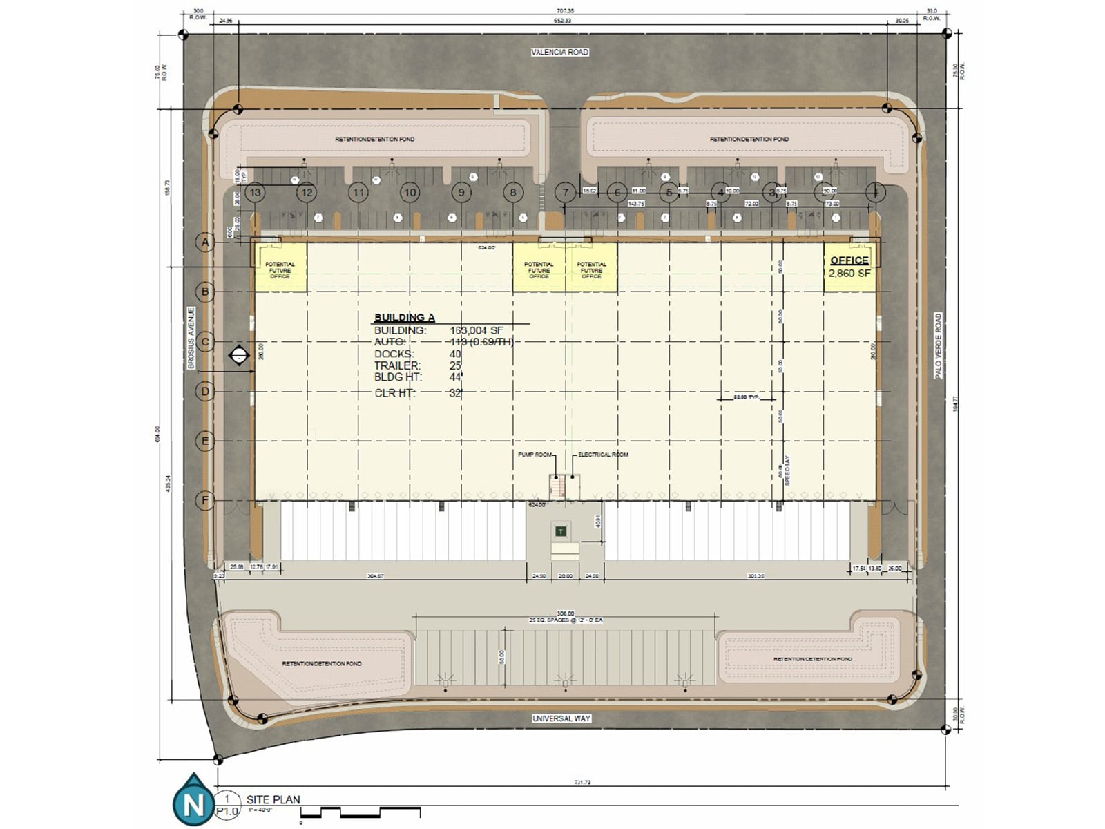3430 E Valencia Rd - Site Plan