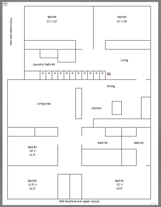 960 Keystone Floor plan main