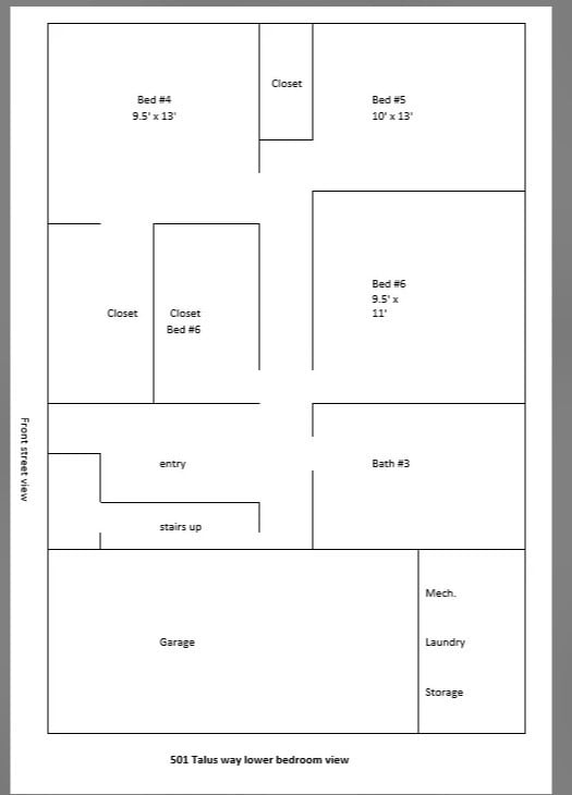 501 Talus Floor Plan 2