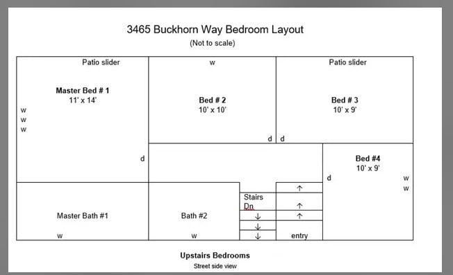 3465 Buckhone Way Floor Plan 2