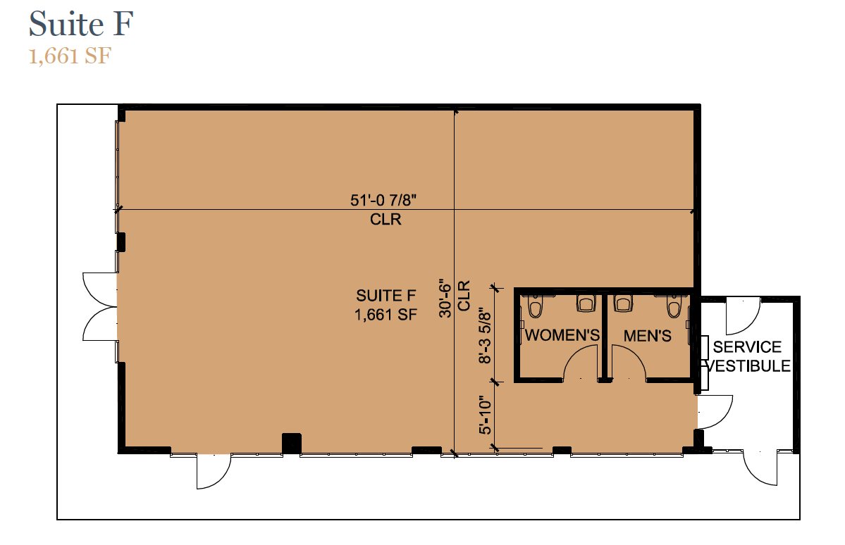 Suite F Floor Plan