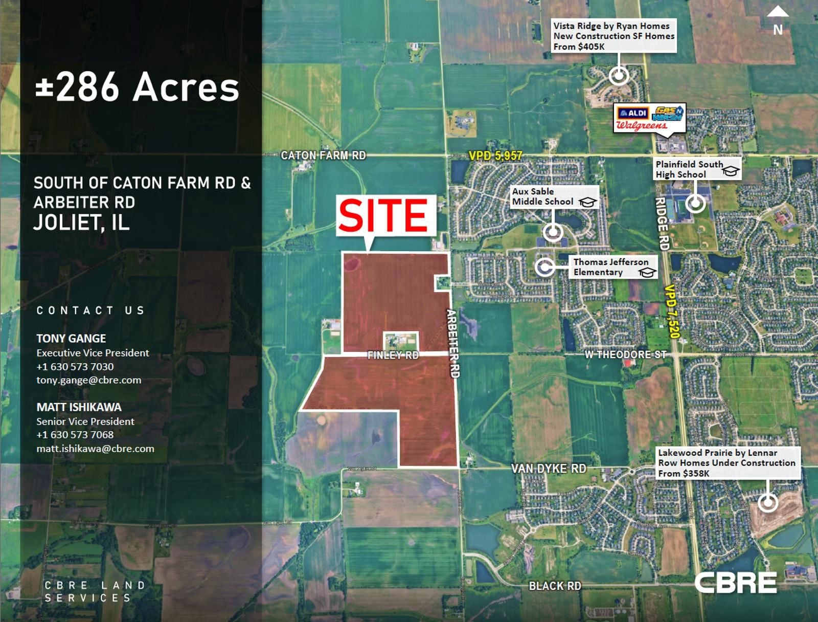 Caton Farm Rd & Arbeiter Rd, Joliet, IL 60431, USA - Image 1