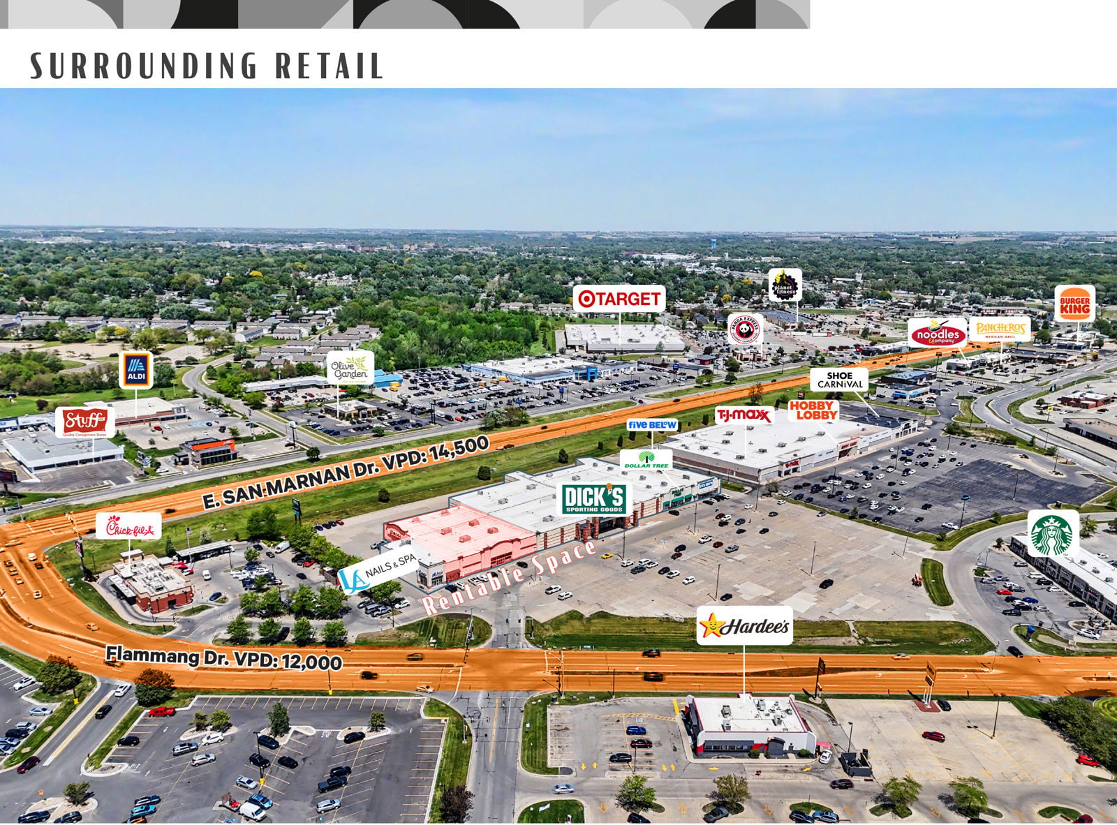 Crossroads Commons - Flamming Dr , WTRLOO- Road aerial