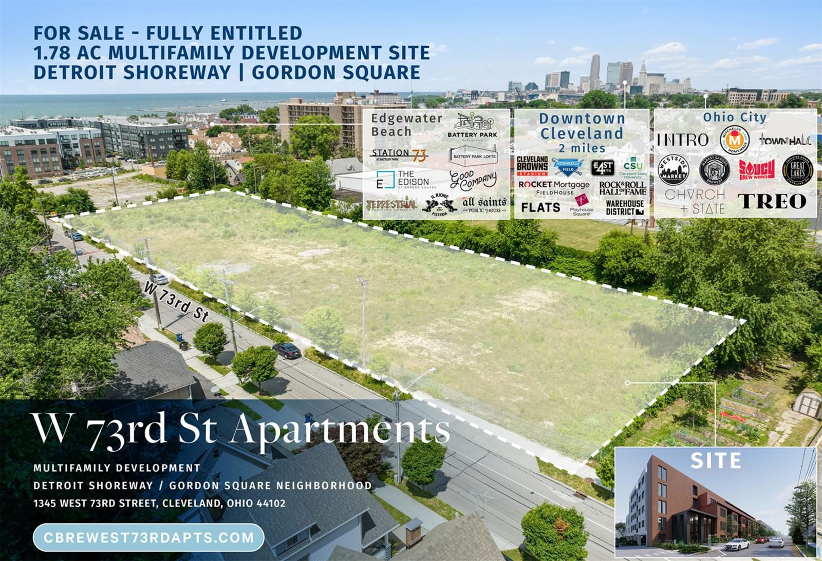 1.78 AC Multifamily Development Site 1345 West 73rd Street - Image 1