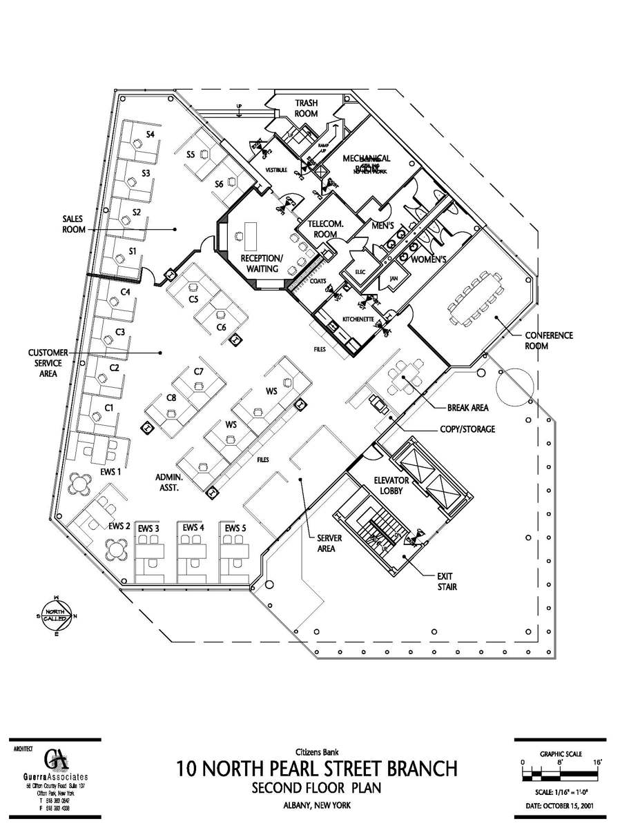 10 North Pearl Second Floor Plan