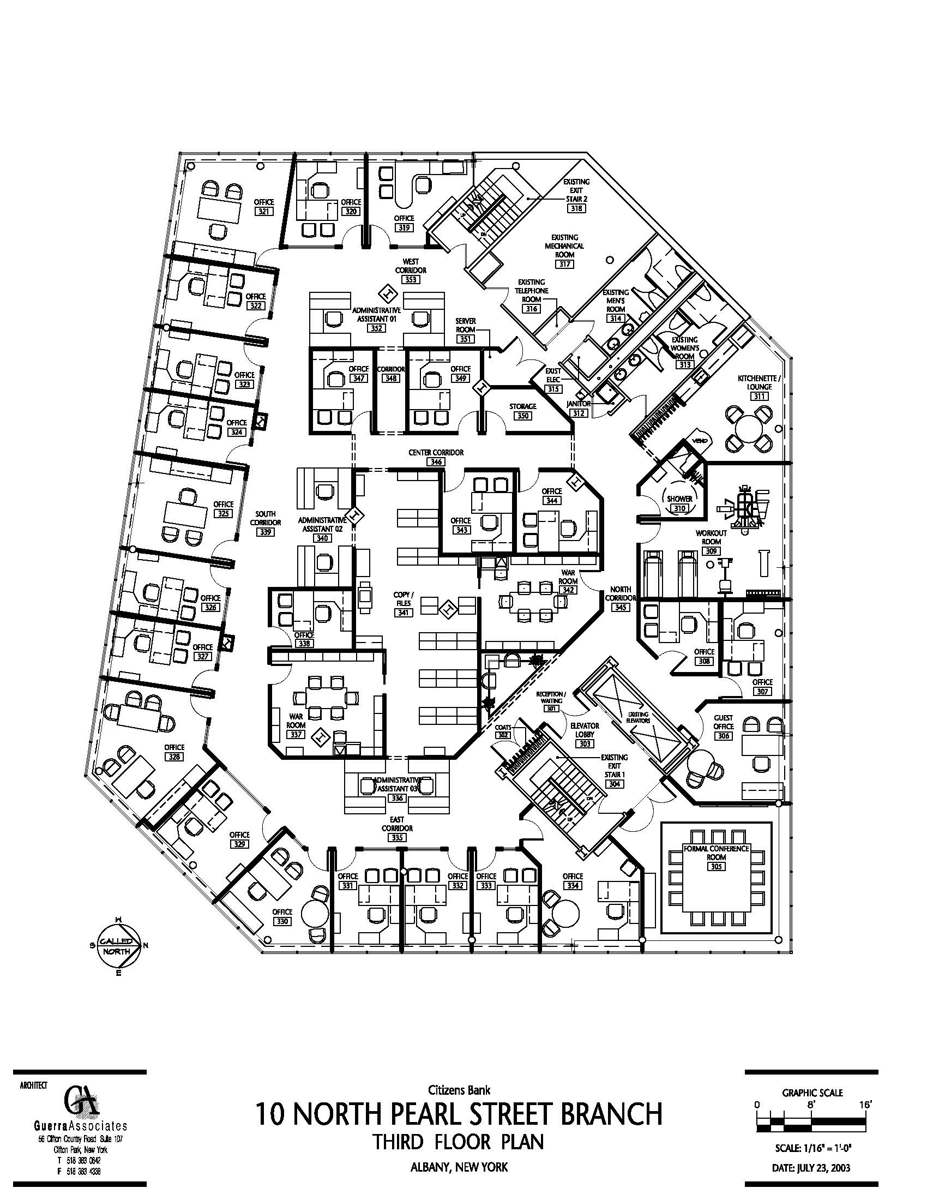10 North Pearl Third Floor Plan