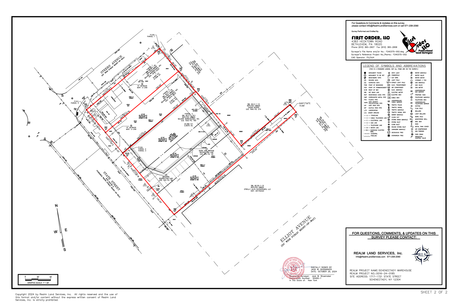 Outlined Site Plan