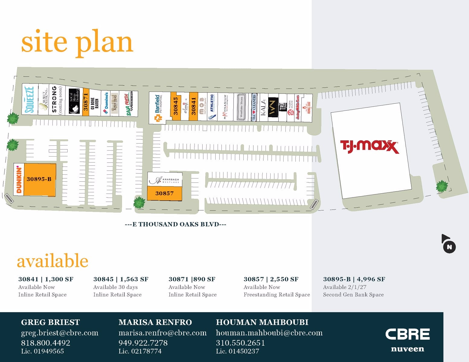 Site Plan 30845 E Thousand Oaks Blvd