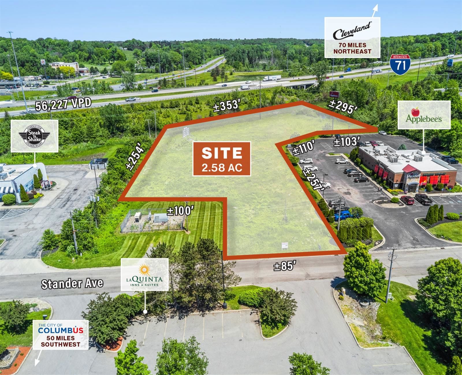2.58 AC Highway Development Site 129 Stander Avenue - Image 2
