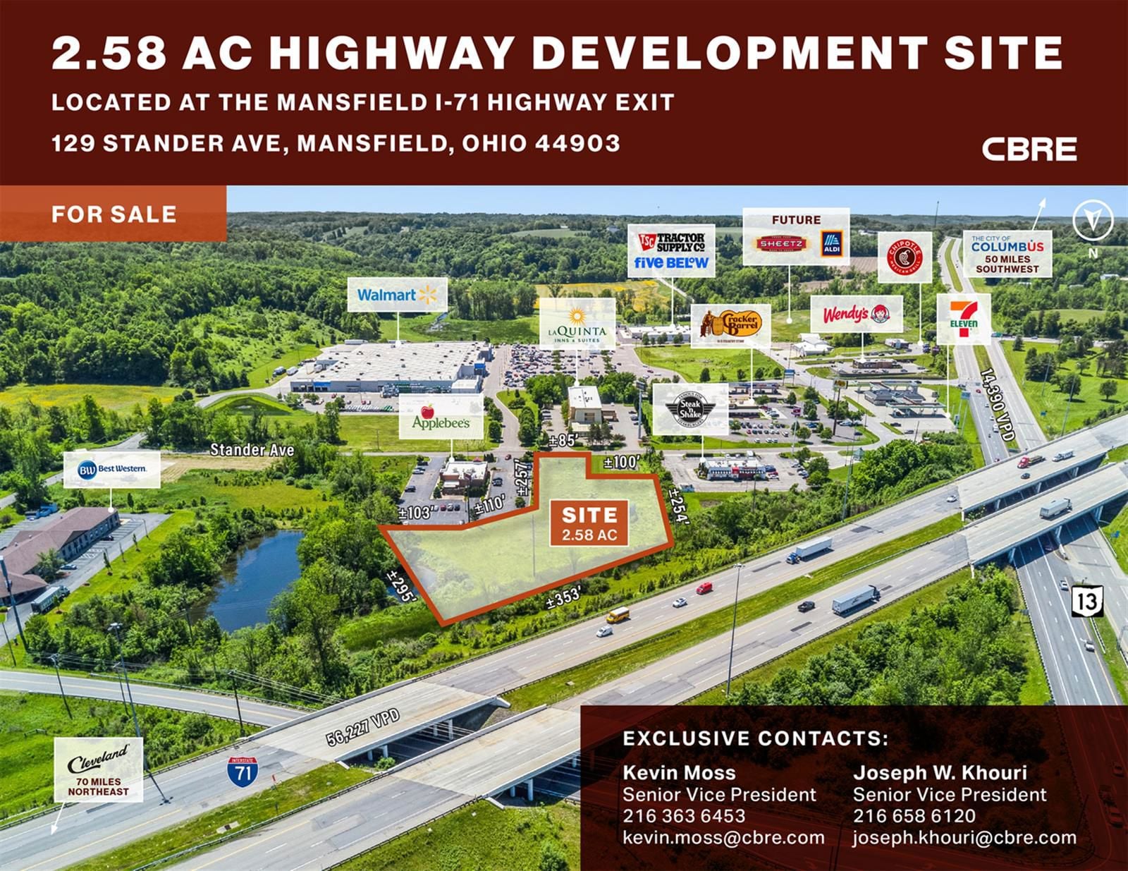2.58 AC Highway Development Site 129 Stander Avenue - Image 1