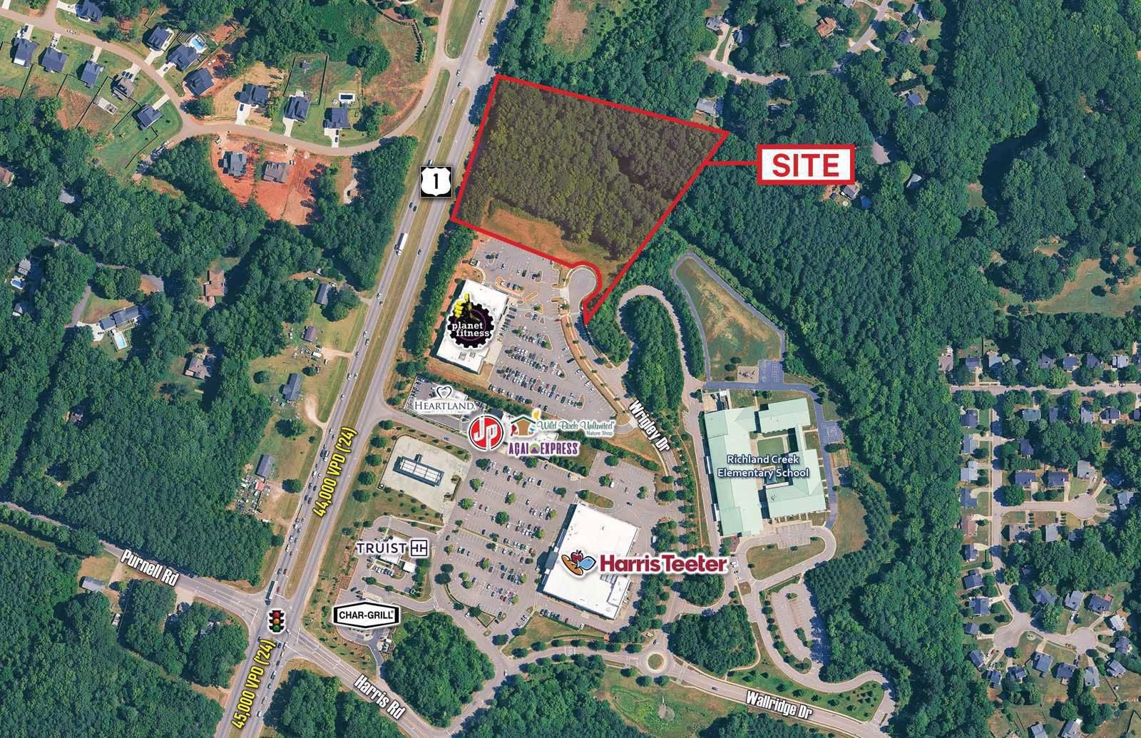 Wake Forest, NC - US-1 & Harris Rd - CU Labeled