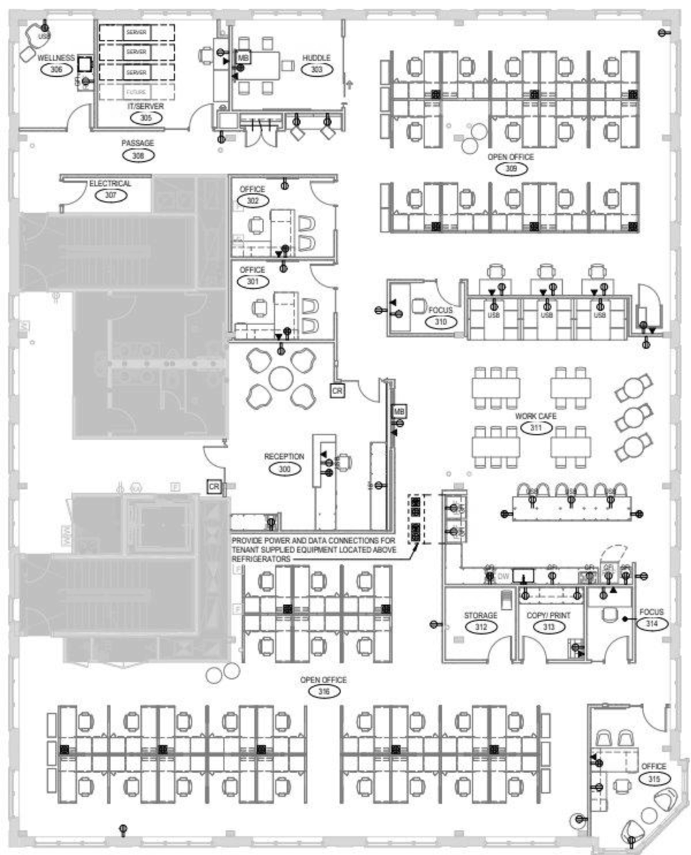 Floor Plan - 705 N Genesee - Floor 3