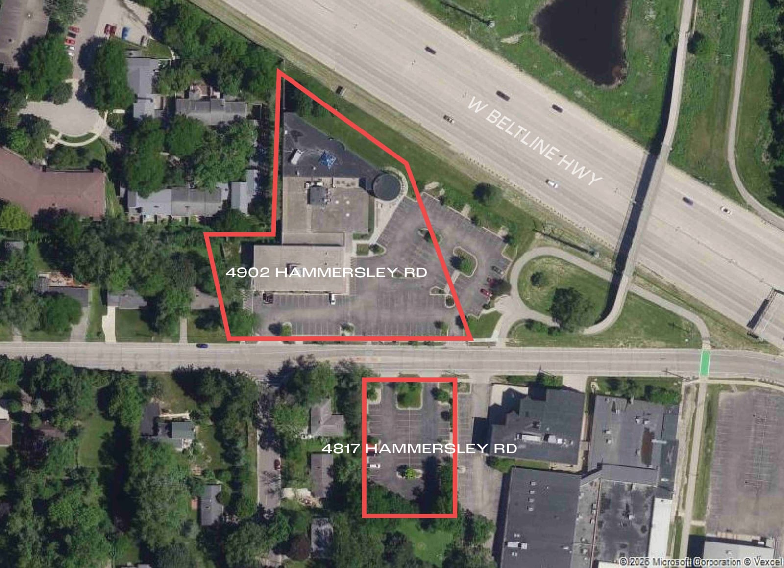 4902 Hammersley Rd - Parcel Outlines