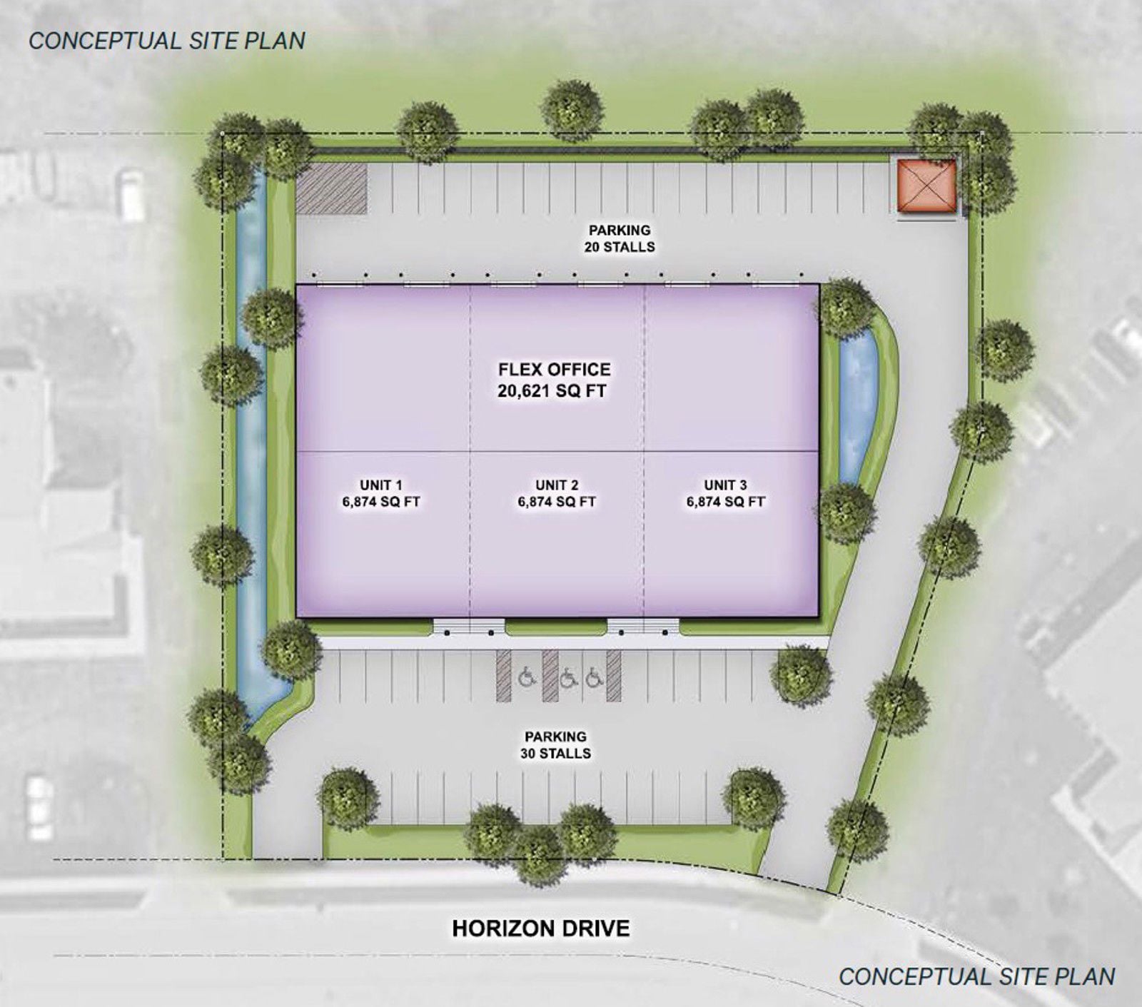 Conceptual Site Plan_221 Horizon Drive, Verona