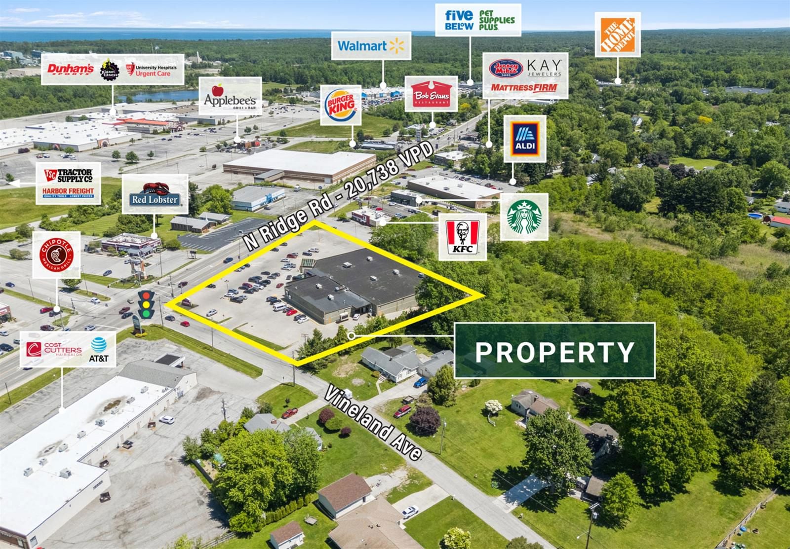 Net Leased, Multi-Tenant Retail Investment 3032 North Ridge Road East - Image 7