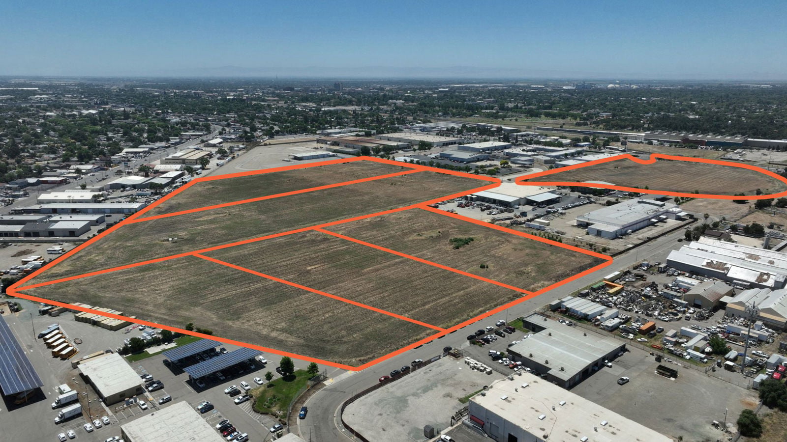 El Pinal Parcels Aerial