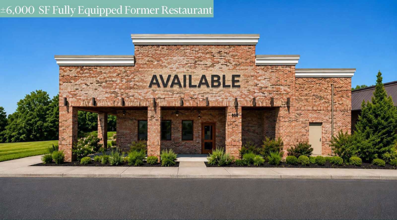 Former Restaurant Bldg Picture Available SF
