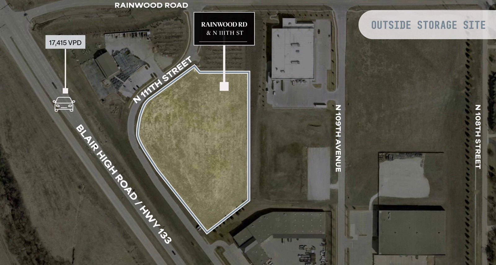 Rainwood Pointe - OUTSIDE STORAGE SITE Rainwood Rd & N 111th St, Union Precinct, NE 68142, USA - Image 1