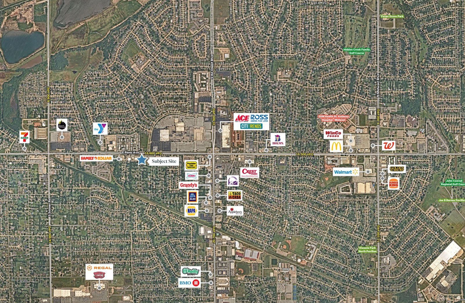6424 E Reno - Aerial