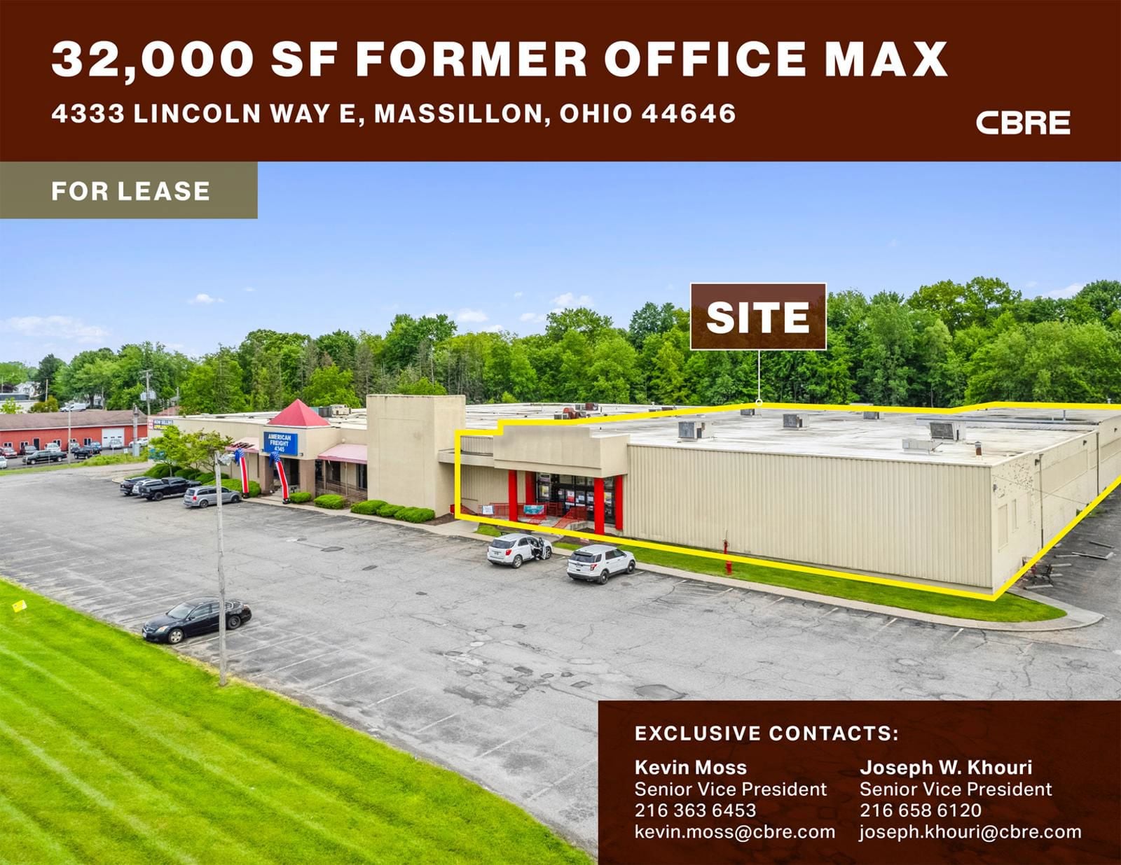 32,000 SF Former OfficeMax 4333 Lincoln Way East - Image 1