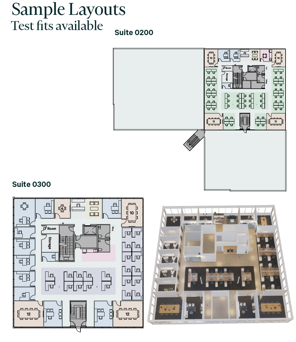 Sample Layouts- Ste 200-300