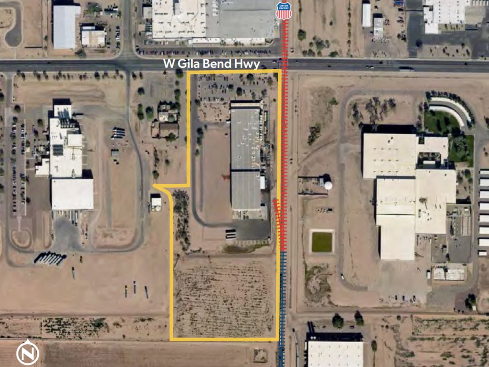 1221 W Gila Bend Hwy - Aerial