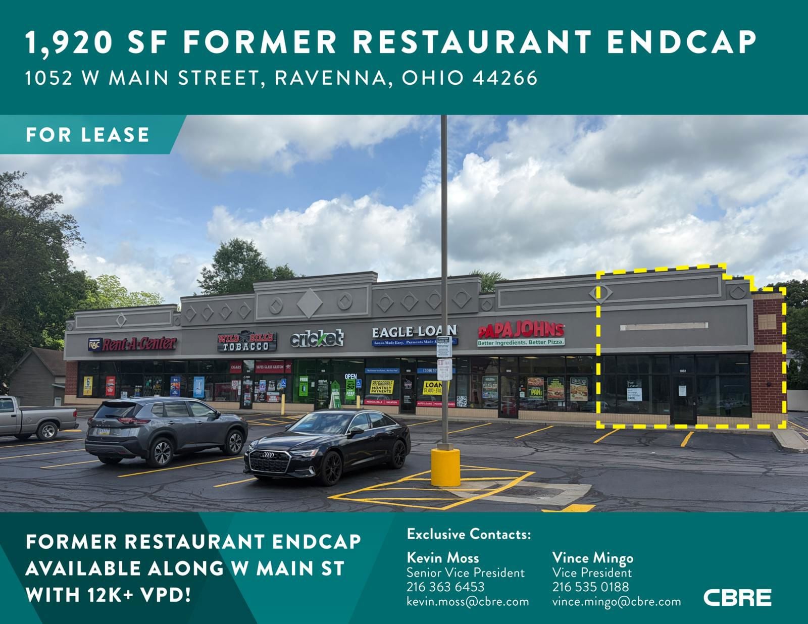 1,920 SF Former Restaurant Endcap 1052 West Main Street - Image 1
