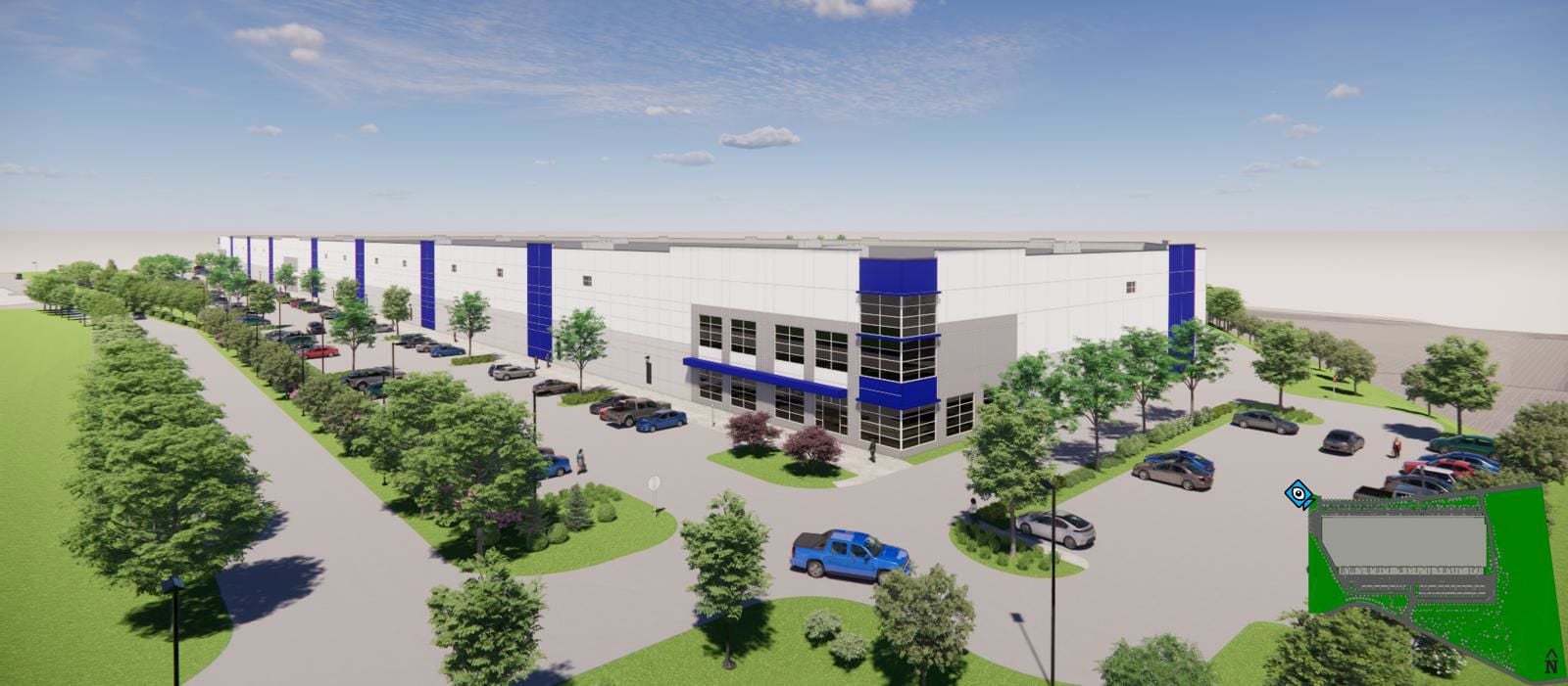 Rendering -- Northwest View