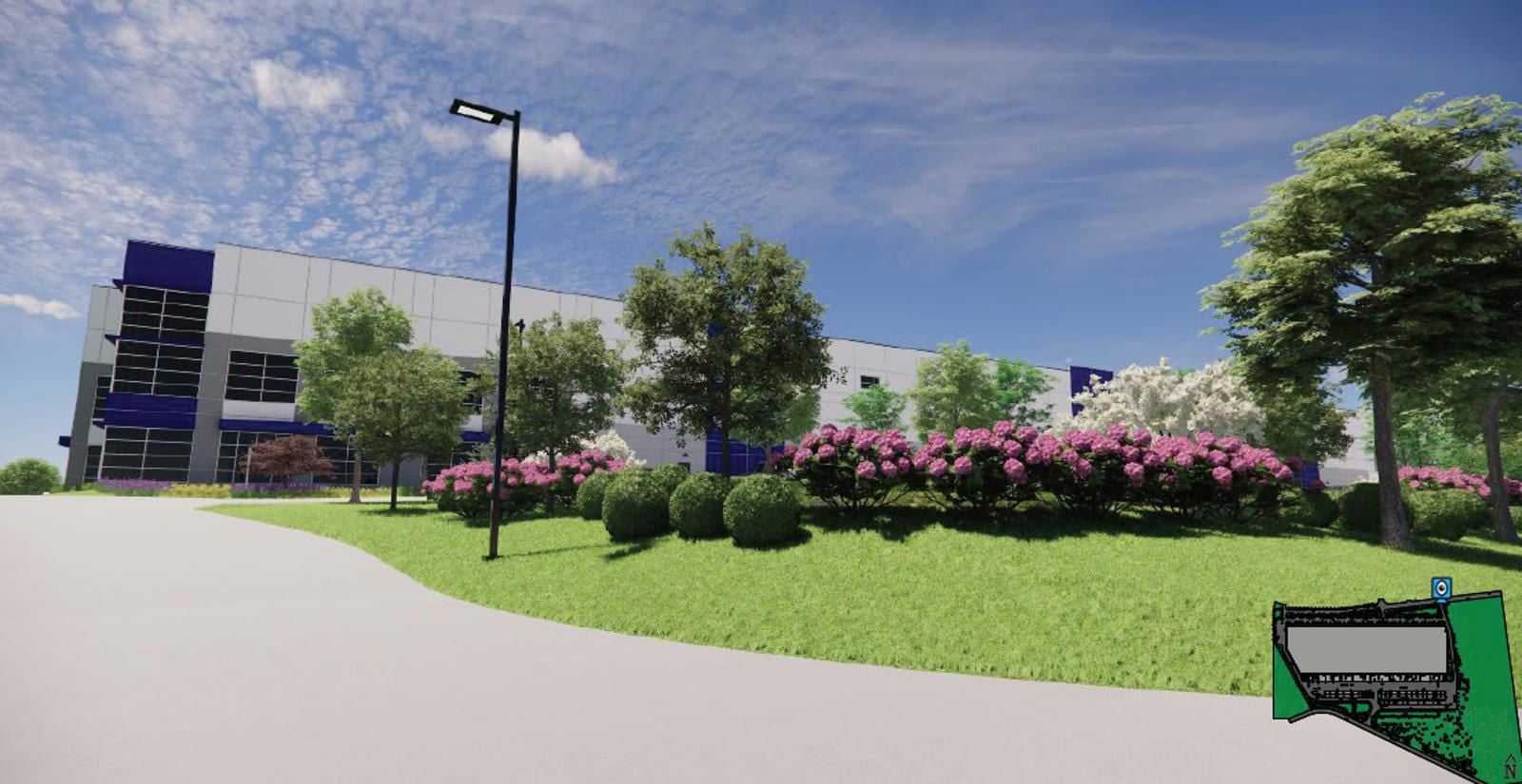 Rendering -- Employee Entry at Intersection of Wilson St and Market St